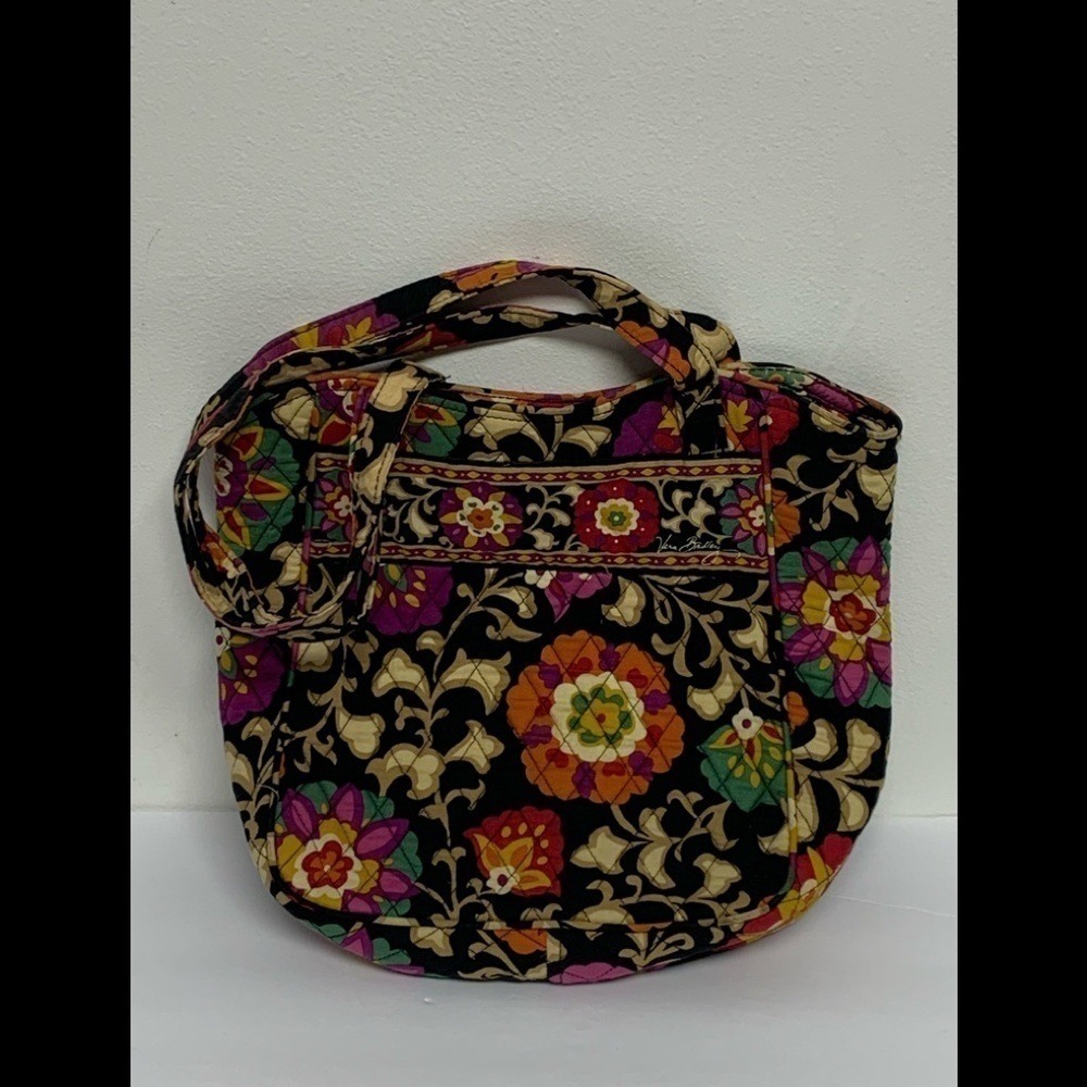 Vera Bradley Suzani Lined Double Handle Tote Market Shoulder Bag Purse